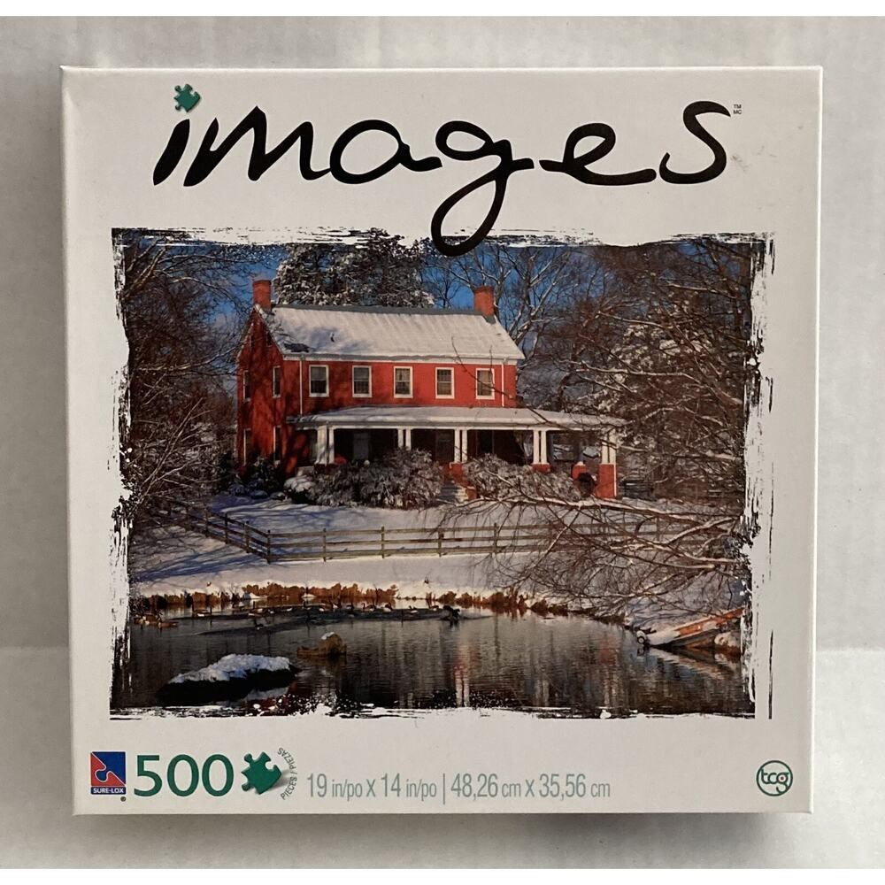Images Jigsaw Puzzle 2012 Farmhouse Shenandoah Valley VA 500 Pieces 19X14 Sealed